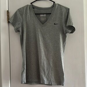 Nike Women's Gray Dri-FIT Top